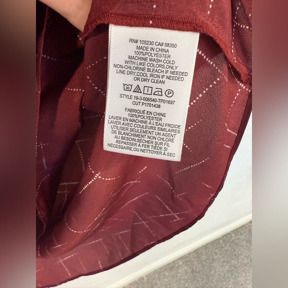 Joie Crisbell Flutter Sleeve Ruffle Button Top V-… - image 5